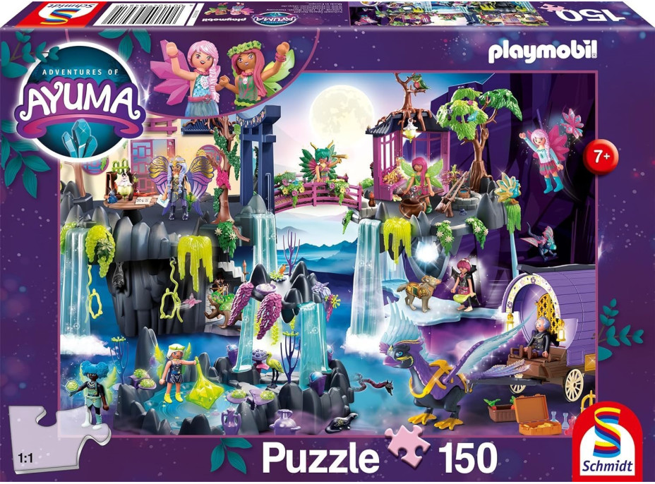 SCHMIDT Puzzle Playmobil Ayuma: Tajemná dobrodružství 150 dílků