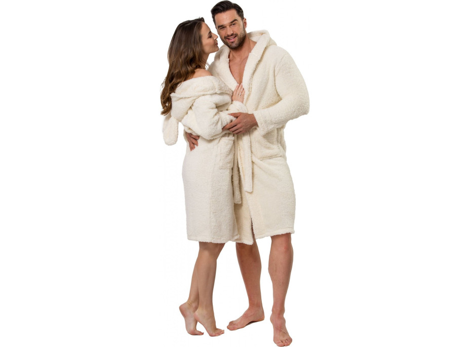 Dámský župan TEDDY - ecru bílý