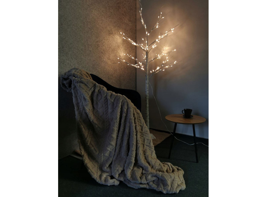 Vánoční LED březový stromek - 150 cm - 96 LED
