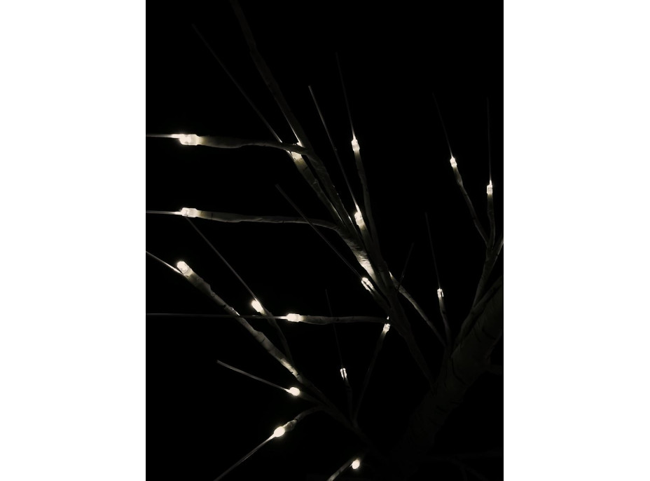 Vánoční LED březový stromek - 150 cm - 96 LED