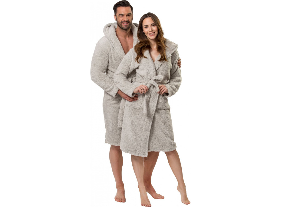 Pánský župan TEDDY - šedý