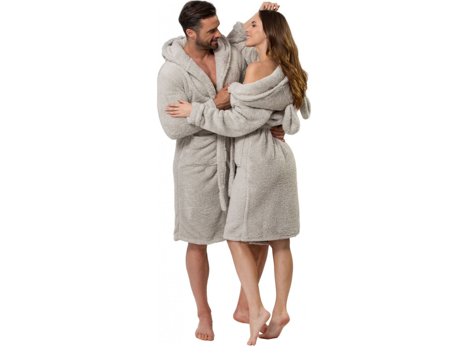 Pánský župan TEDDY - šedý