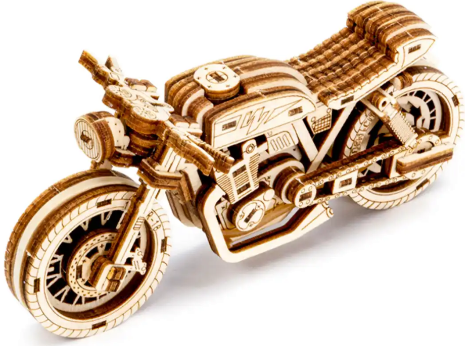 WOODEN CITY 3D puzzle Motorka Café Racer 85 dílů