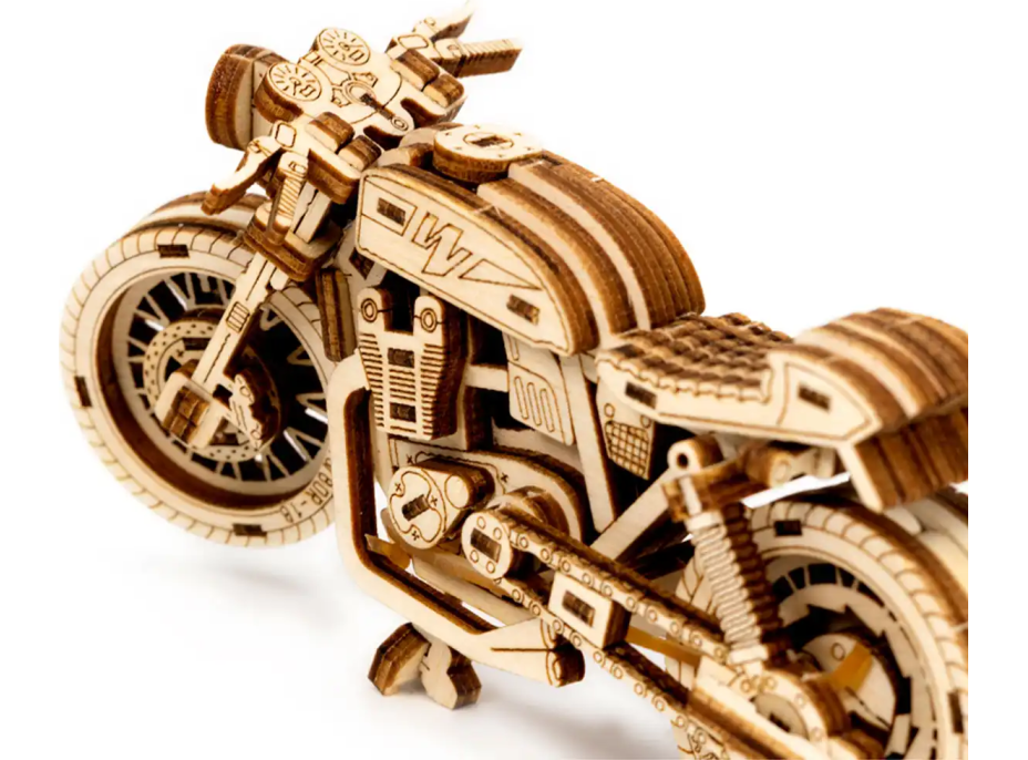 WOODEN CITY 3D puzzle Motorka Café Racer 85 dílů