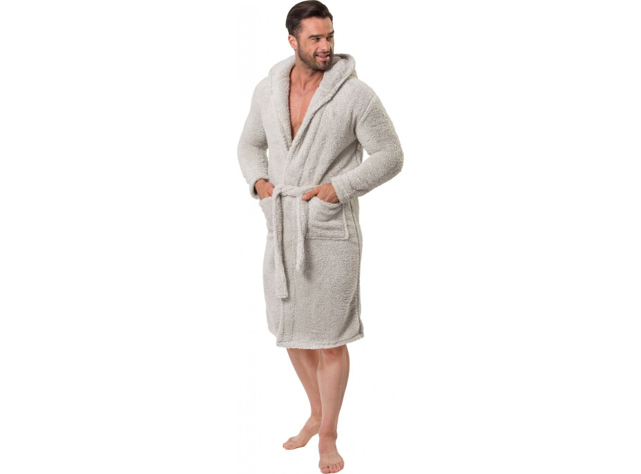 Pánský župan TEDDY - šedý