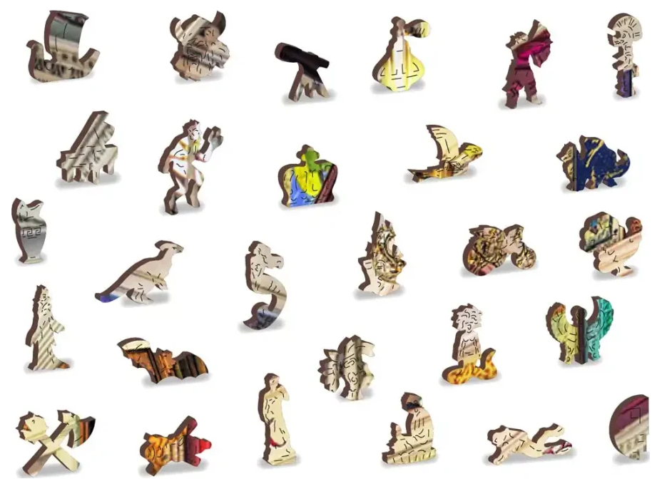 WOODEN CITY Dřevěné puzzle Přání v knihkupectví 2v1, 4000 dílků