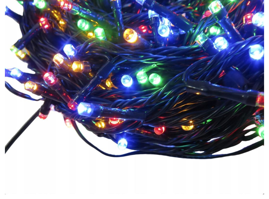 Vánoční venkovní LED řetěz - 500 LED - multicolor