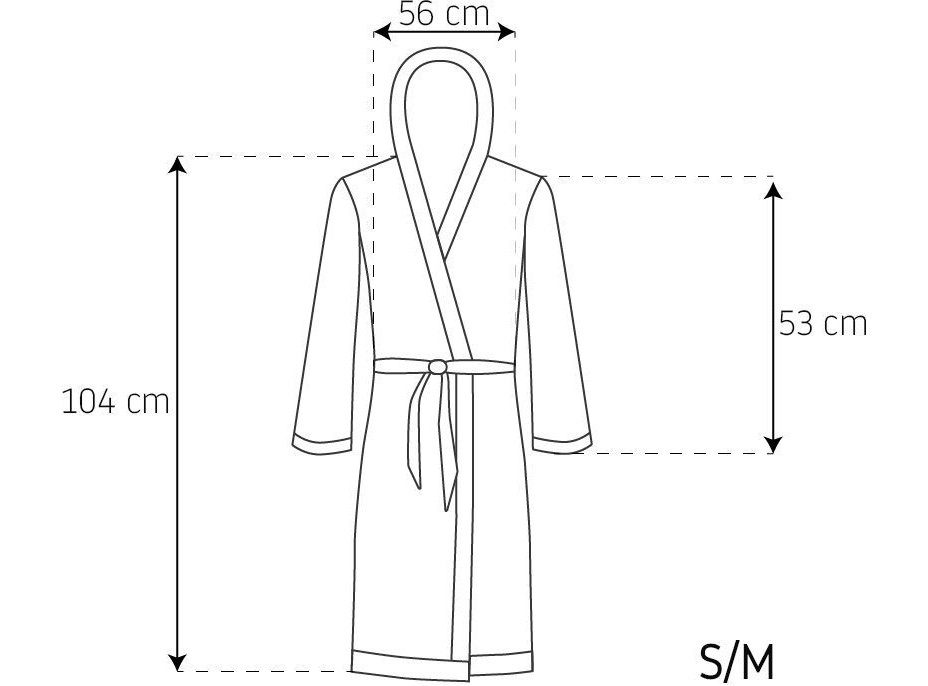 Dámský župan SAMANTHA - krémově bílý
