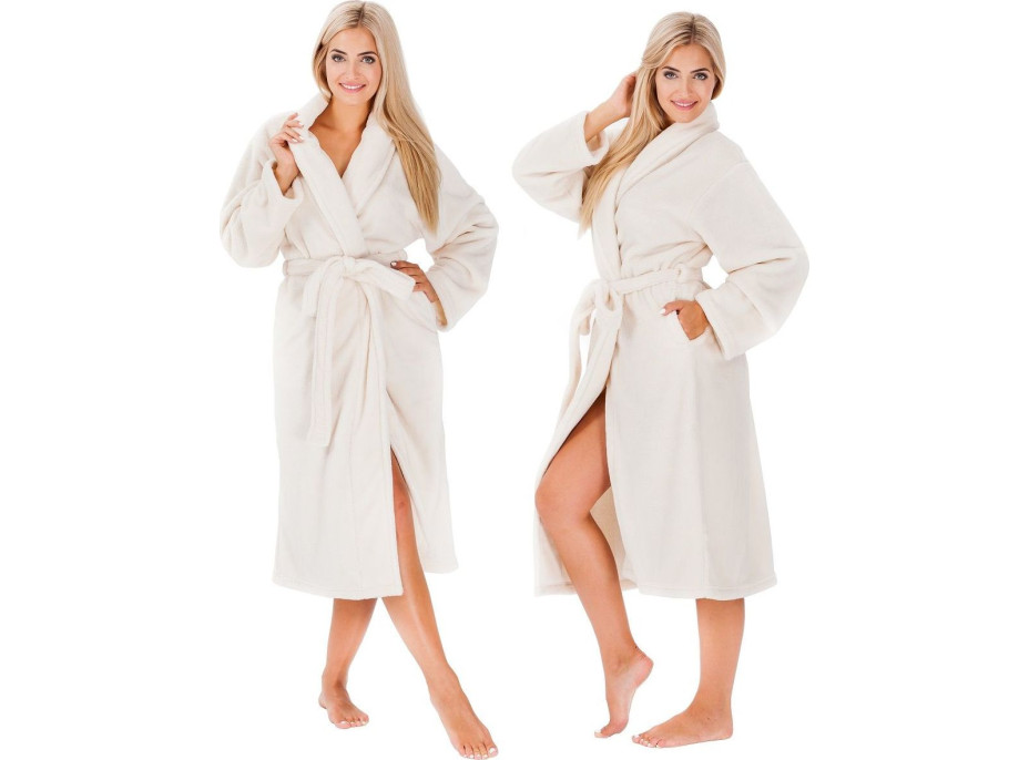 Dámský župan SAMANTHA - krémově bílý