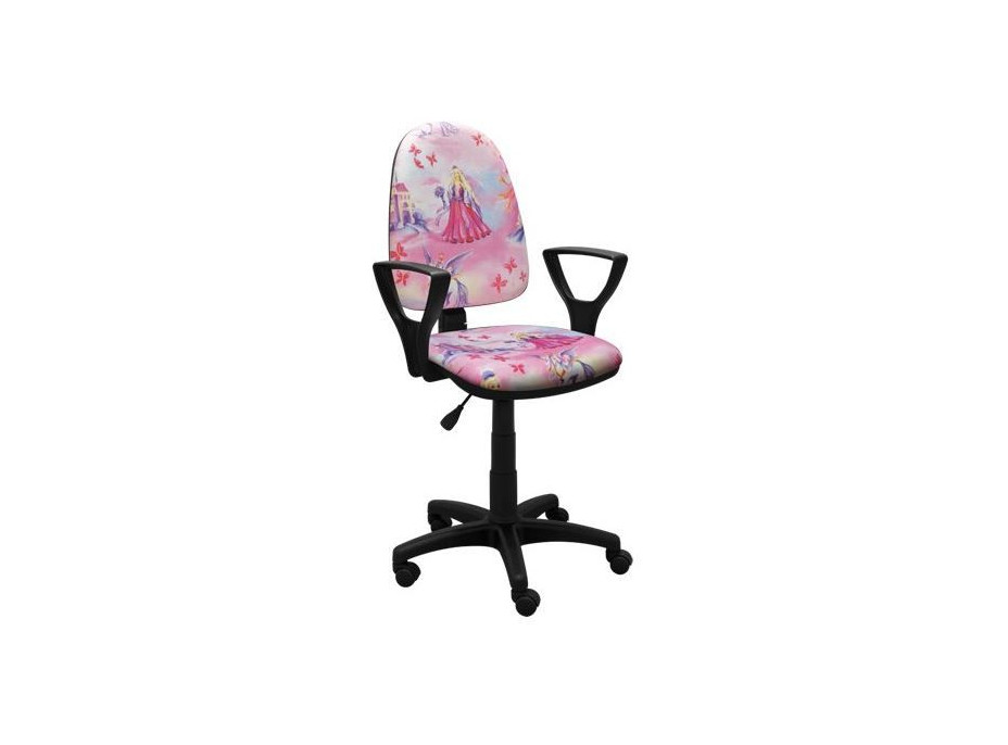 Dětská otočná židle BRENDA - PINK