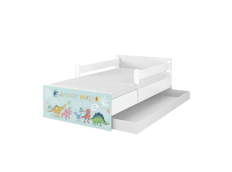 Dětská postel MAX - 160x80 cm - Jurský svět - Dino Days