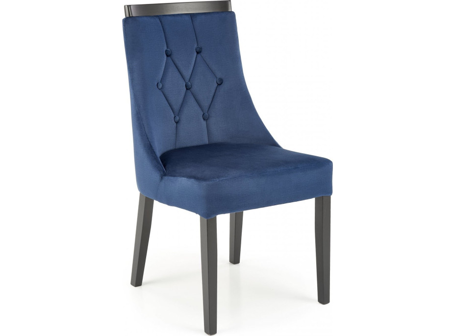 Jídelní židle ARISTOCRAT - černá/tmavě modrá