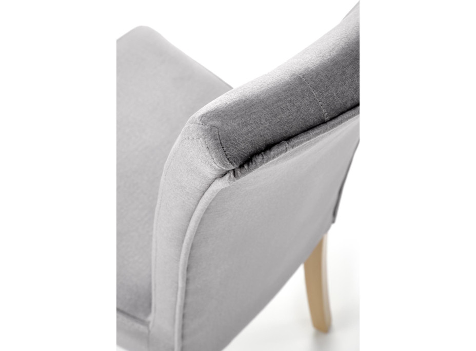 Jídelní židle NEW ENGLAND - dub medový/popelavě šedá