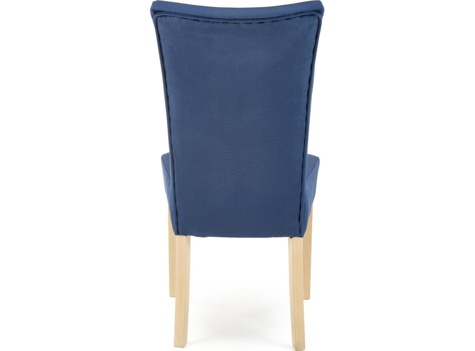 Jídelní židle NEW ENGLAND - dub medový/tmavě modrá