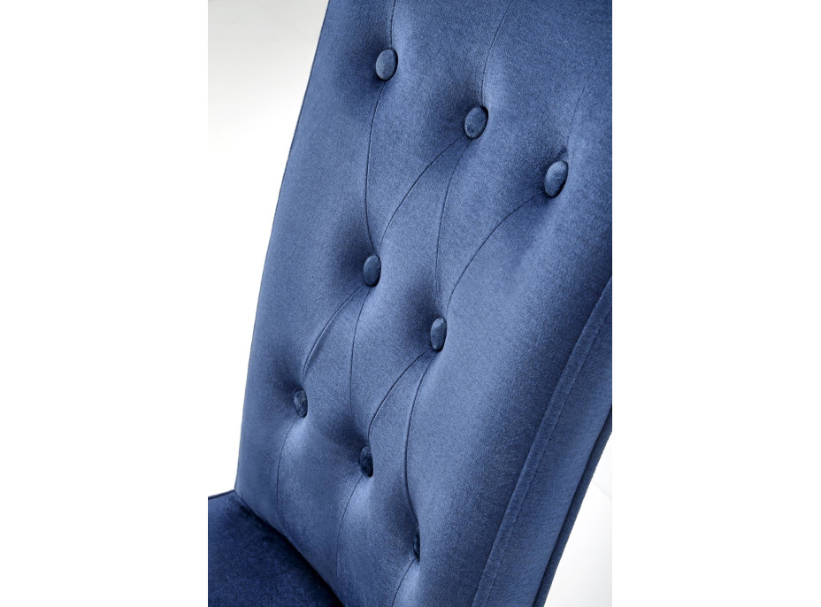 Jídelní židle NEW ENGLAND - dub medový/tmavě modrá