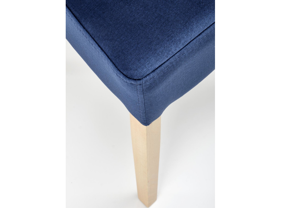 Jídelní židle NEW ENGLAND - dub medový/tmavě modrá