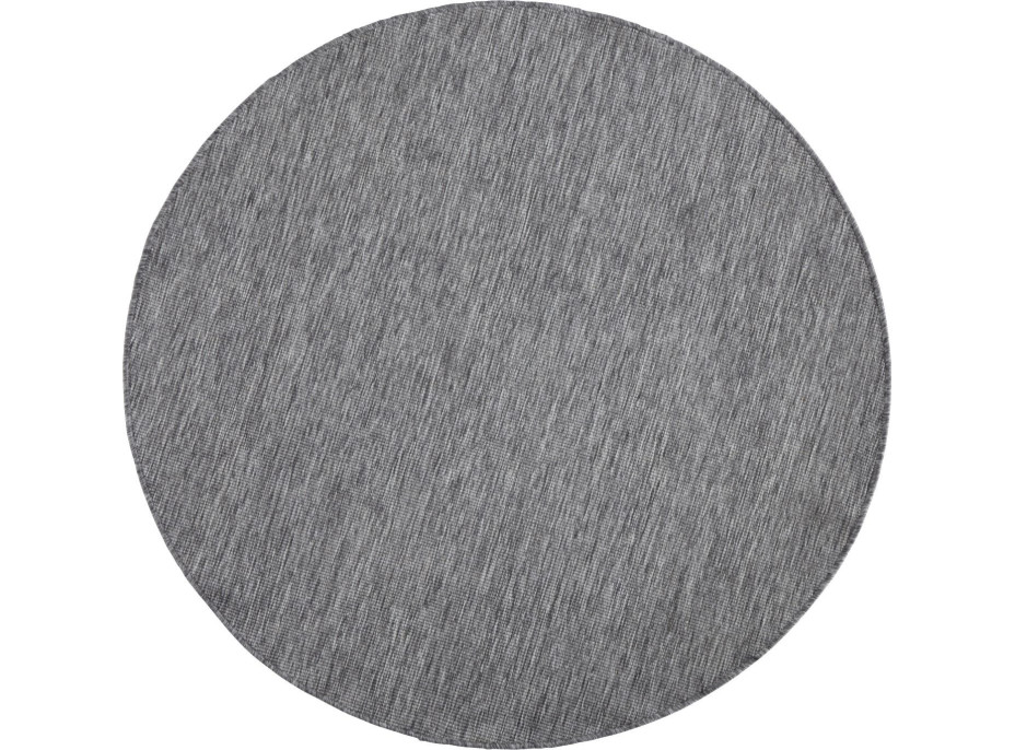 Kusový koberec Twin-Wendeteppiche 103097 grau creme kruh – na ven i na doma
