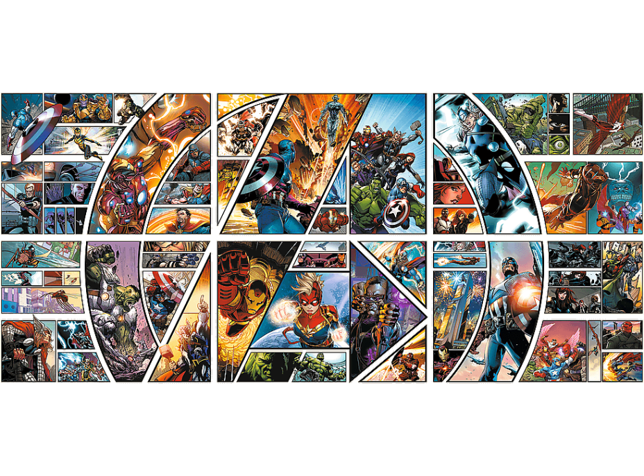 TREFL Puzzle UFT Marvel Avengers: Napříč komiksovým vesmírem 9000 dílků