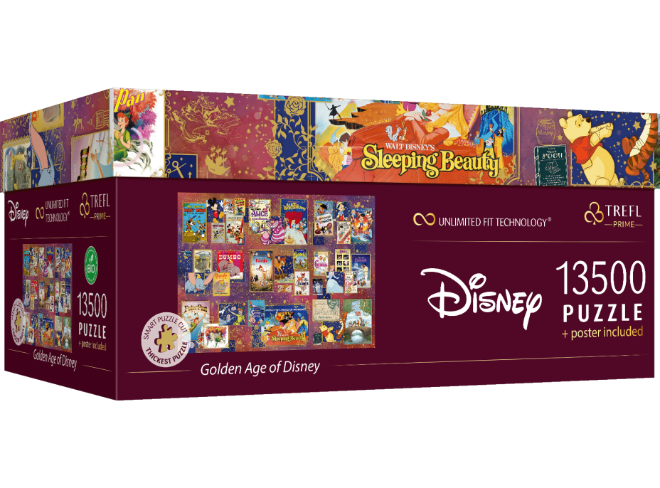 TREFL Puzzle UFT Zlatý věk Disney 13500 dílků