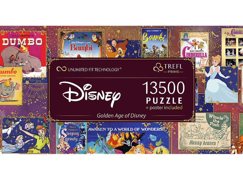 TREFL Puzzle UFT Zlatý věk Disney 13500 dílků
