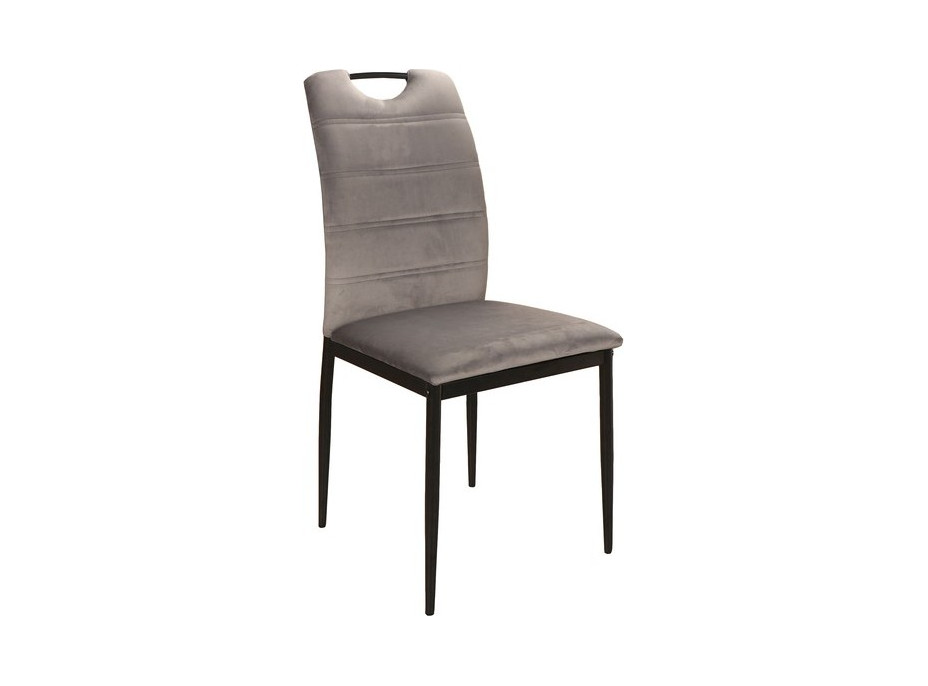 Jídelní židle PIRI - černá/šedá