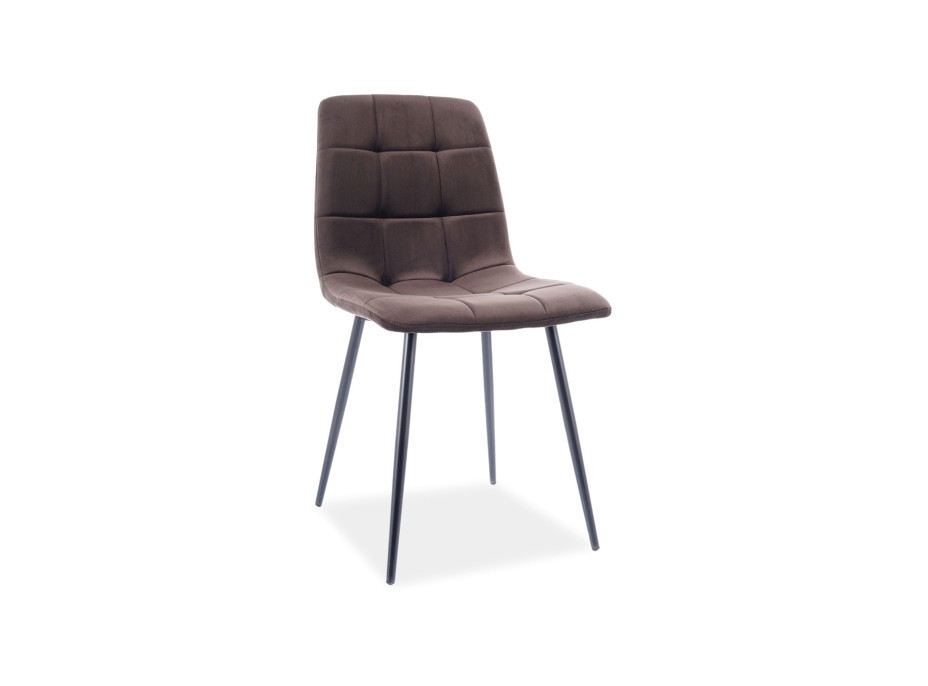 Jídelní židle MILAN - černá/hnědá