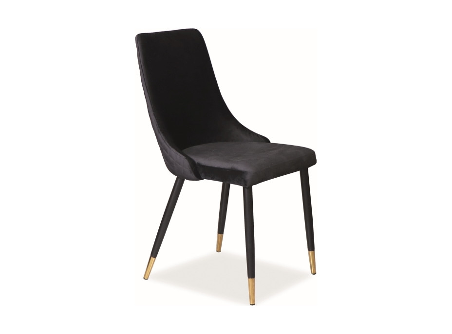 Jídelní židle PANINO - zlatá/černá/černá