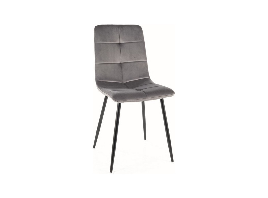 Jídelní židle IVA - černá/šedá