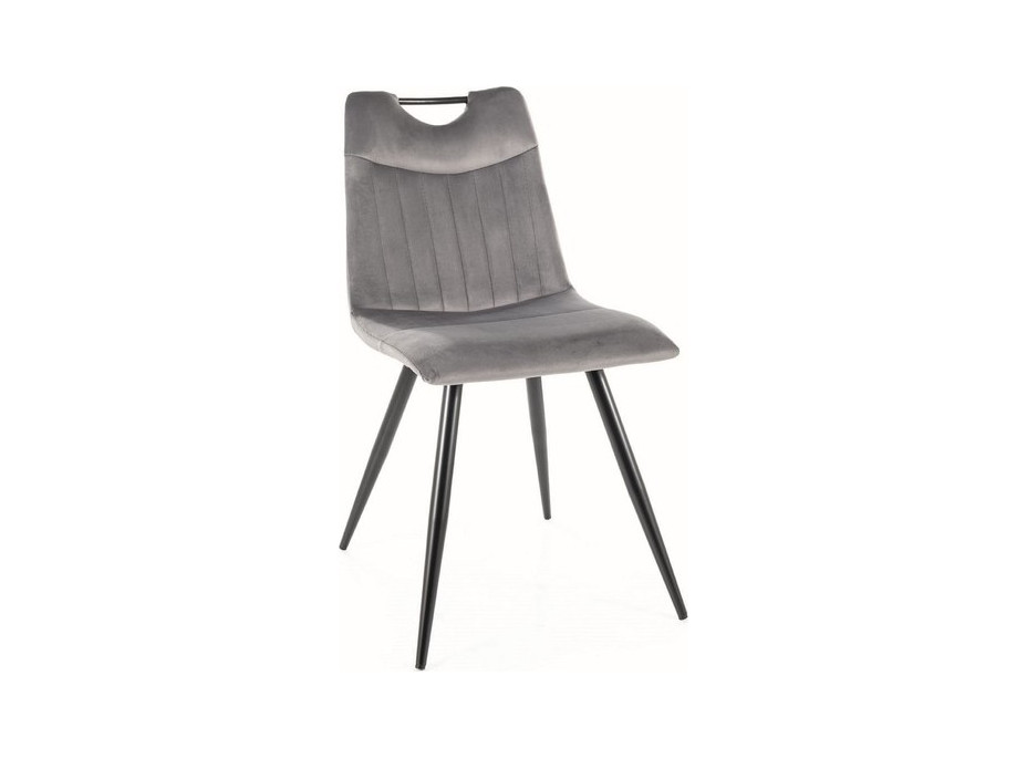 Jídelní židle FREO - černá/šedá (BLUVEL 14)