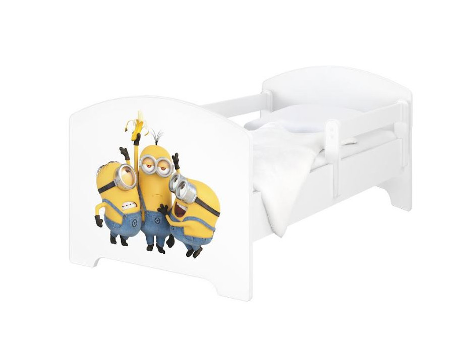 Dětská postel OSKAR - 140x70 cm - Mimoni - Banán