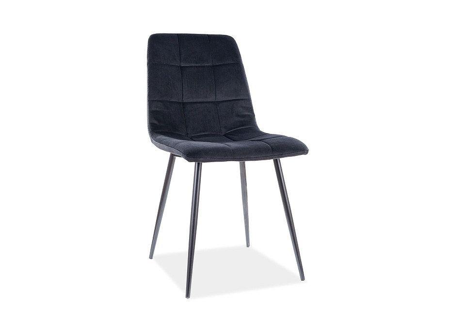 Jídelní židle MILAN - černá/černá