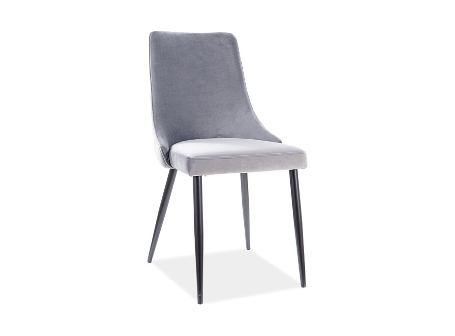 Jídelní židle PANINO - černá/šedá
