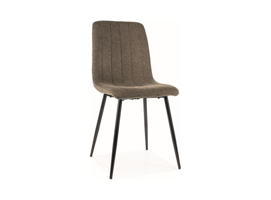Jídelní židle ALENA Brego - černá/olivově hnědá