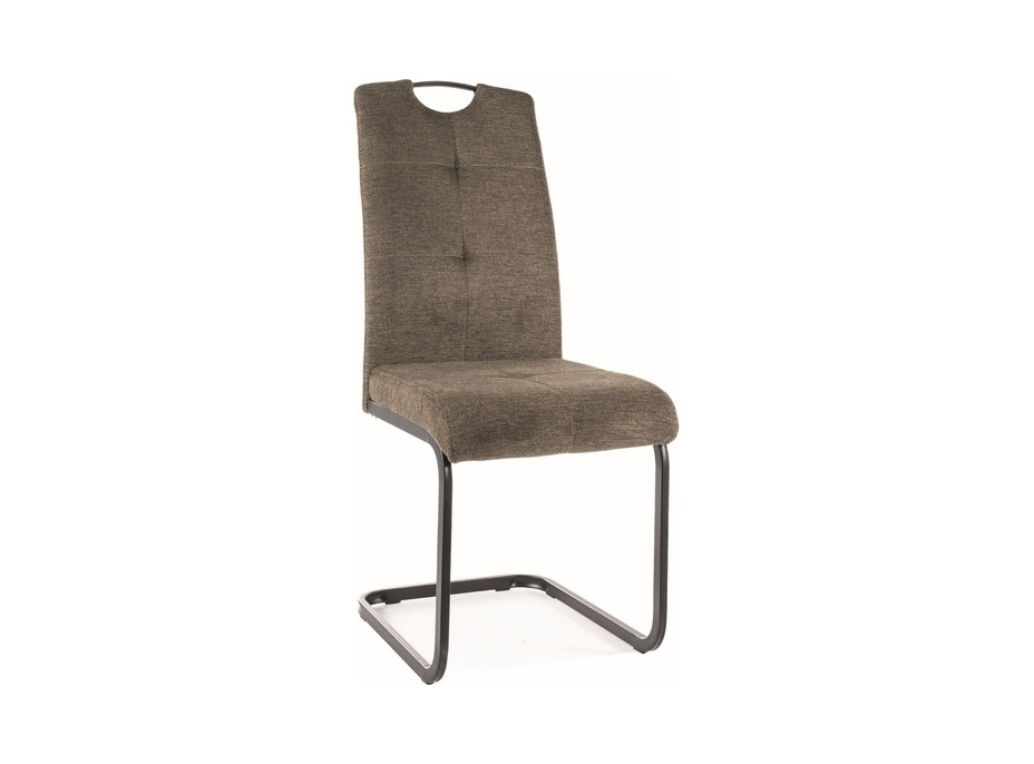 Jídelní židle AXE - černá/olivově hnědá