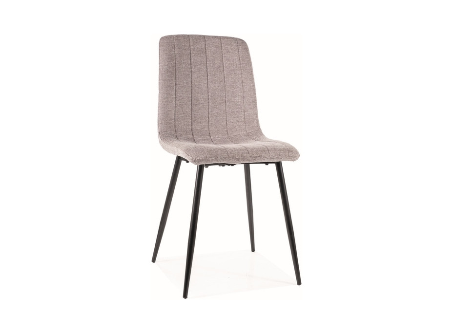 Jídelní židle ALENA Brego - černá/šedá
