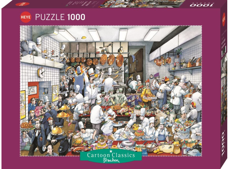 HEYE Puzzle Cartoon Classics: Kreativní kuchaři 1000 dílků
