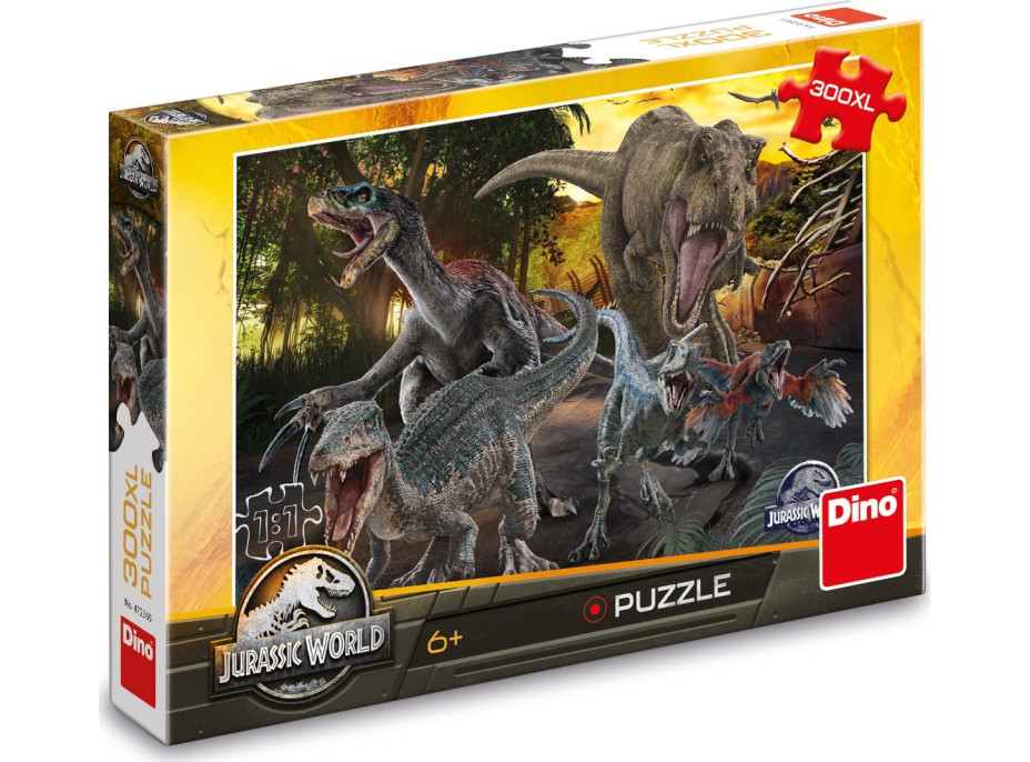 DINO Puzzle Jurský svět XL 300 dílků