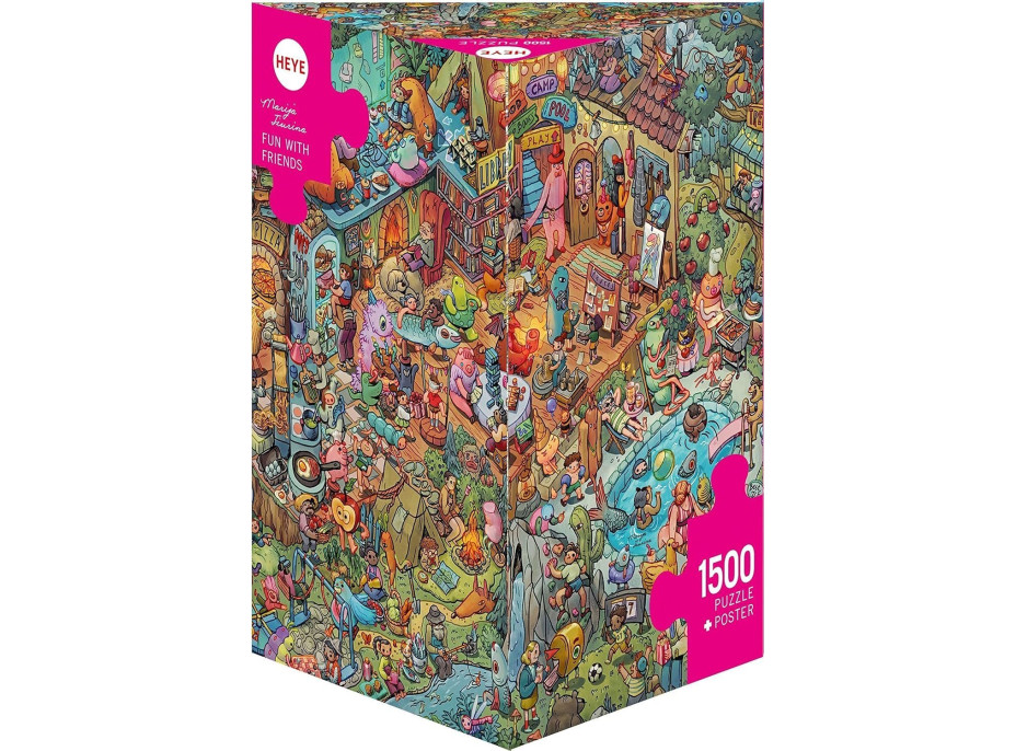 HEYE Puzzle Zábava s přáteli 1500 dílků