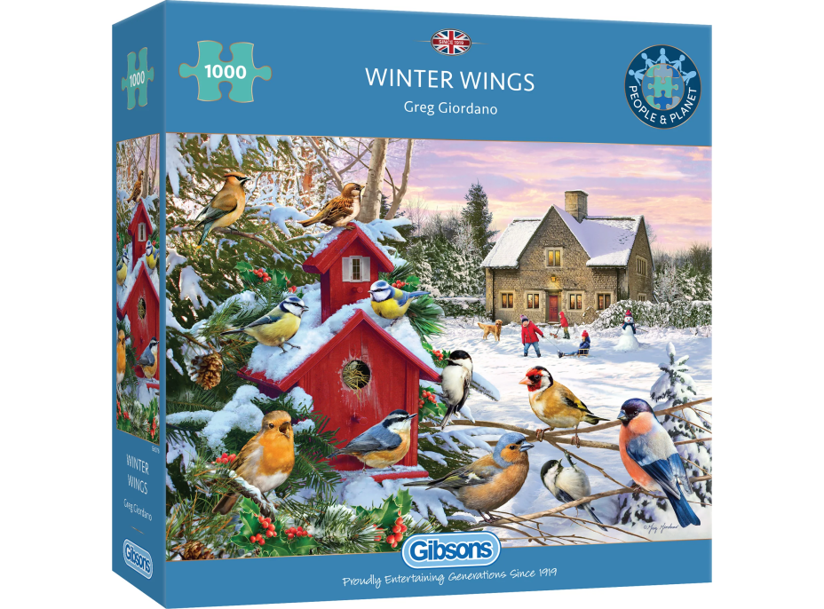 GIBSONS Puzzle Zimní křídla 1000 dílků