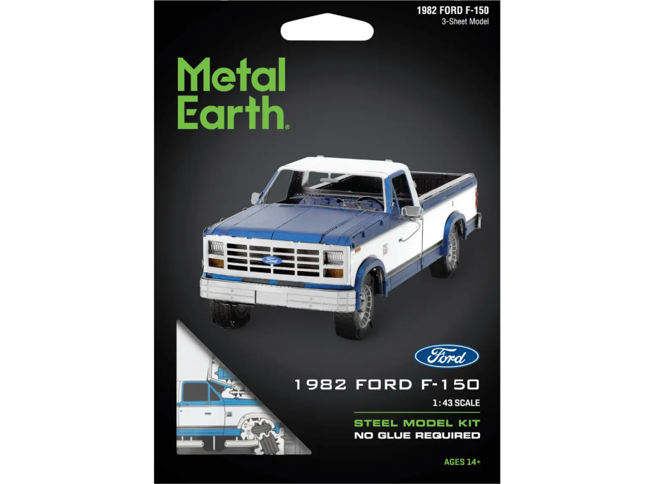 METAL EARTH 3D puzzle Ford F-150 Truck 1982