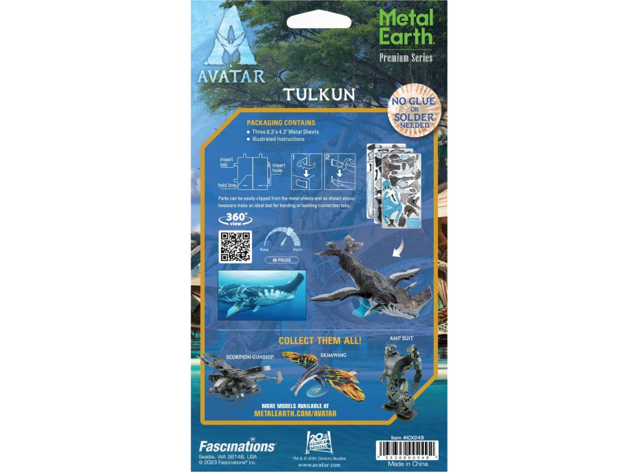 METAL EARTH 3D puzzle Premium Series: Avatar Tulkun