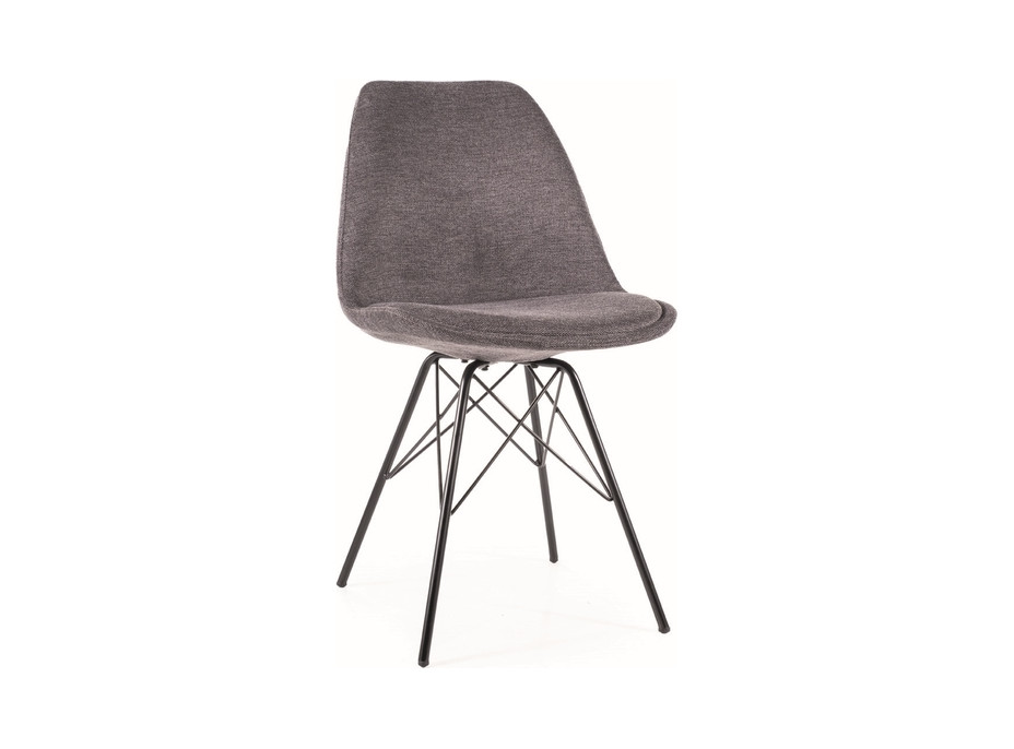Jídelní židle KEN Brego - černá/tmavě šedá