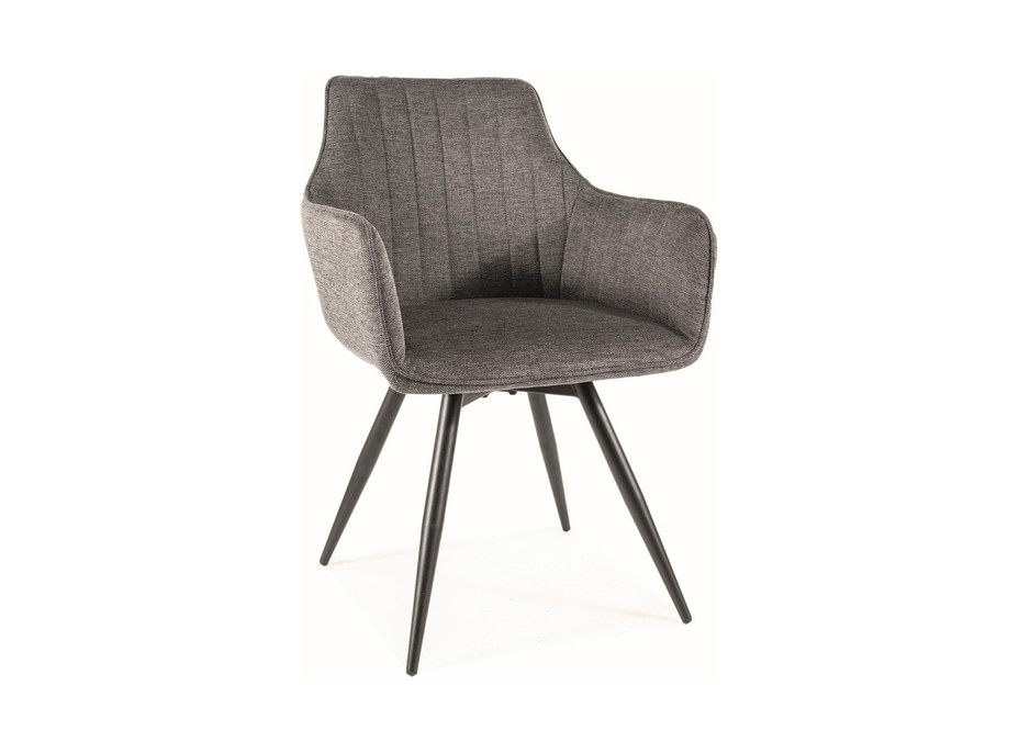 Jídelní židle BELLA - černá/tmavě šedá