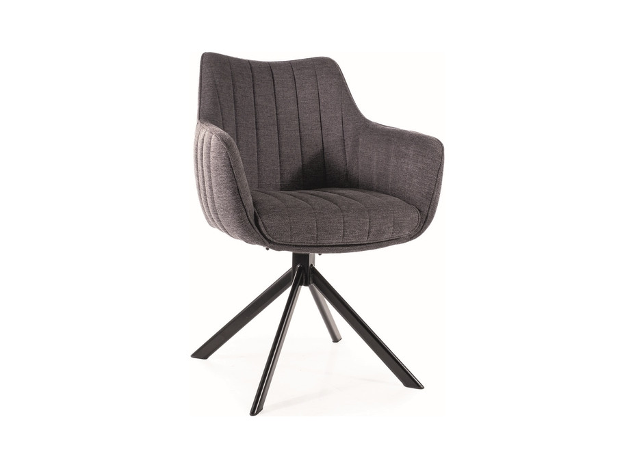 Jídelní židle AZAZEL Brego - černá/tmavě šedá