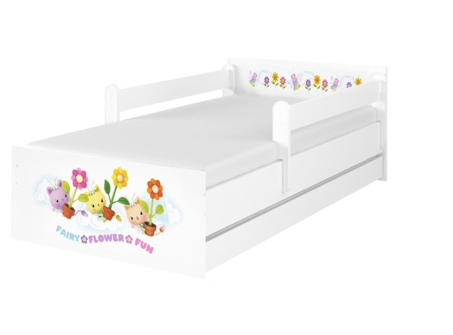Dětská postel MAX- 160x80 cm - Gabi - Květiny