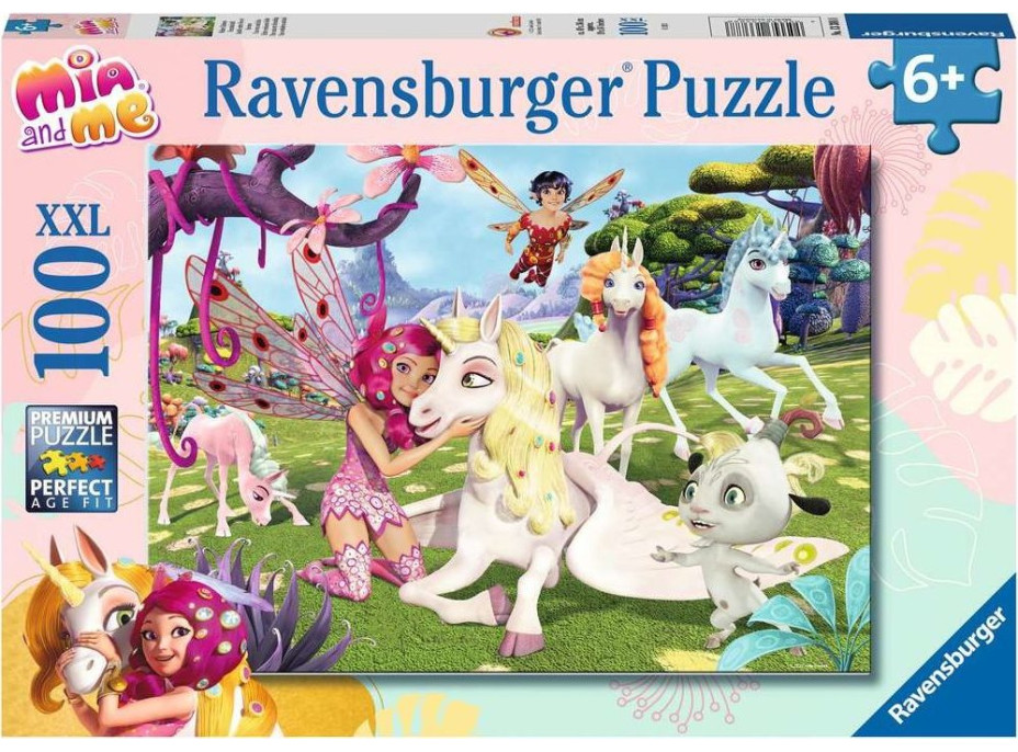 RAVENSBURGER Puzzle Mia a já XXL 100 dílků