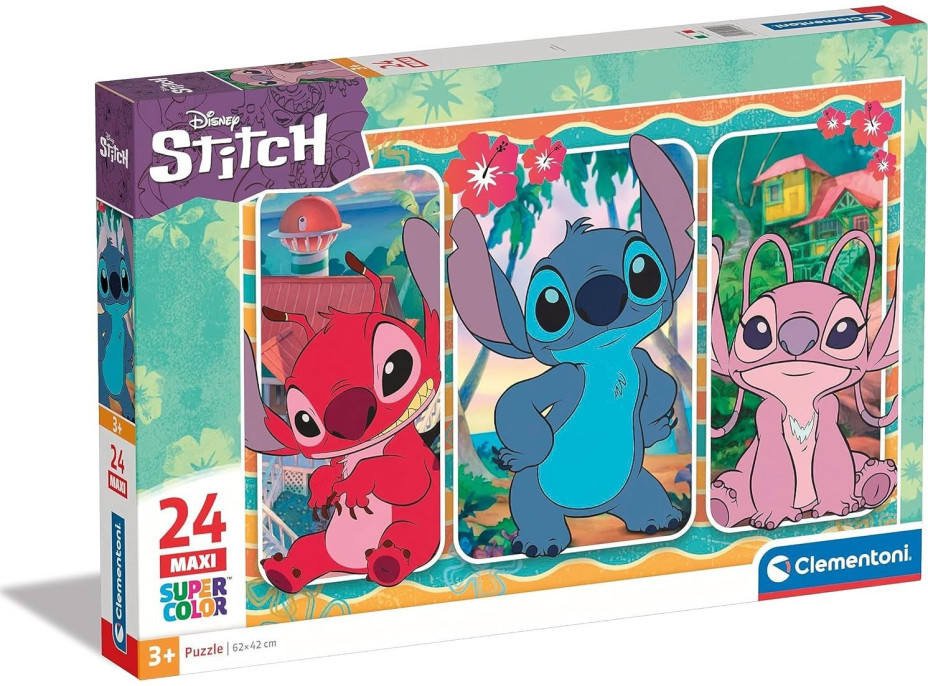 CLEMENTONI Puzzle Stitch MAXI 24 dílků