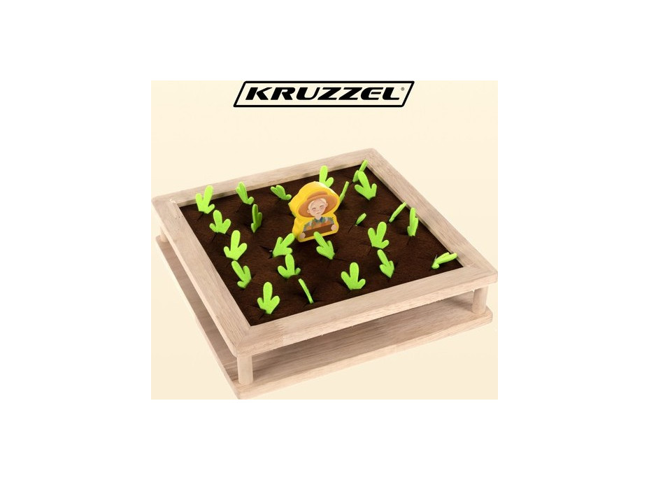 Dřevěné puzzle 2v1 - Farma