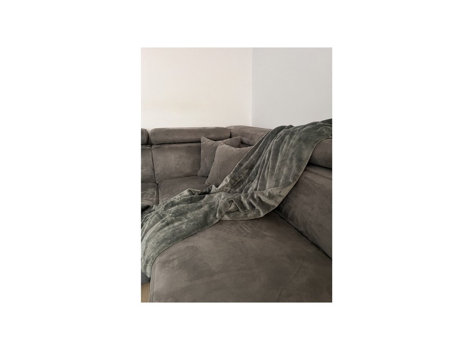 Deka přehoz Ruhhy 160x200 cm - šedá