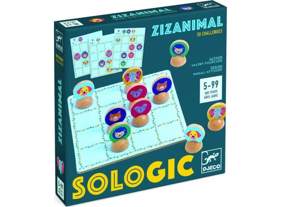 DJECO Logická hra Sologic - Zizanimal
